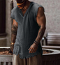 Gray Retro Sleeveless Vintage Style Shirt - Gray - shirt