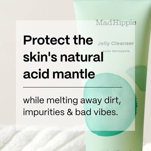 Mad Hippie Jelly Cleanser - Jelly To Milky Hydrating Face Wash For Women/Men With Rose, Chamomile, And Hyaluronic Acid, 4 Fl Oz - - Skin Care