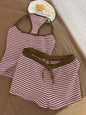 Striped Tank Top and Shorts Set- Shopimist- {{Product type}}