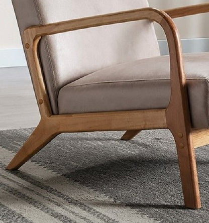Classic Mid-Century Modern Accent Chairs, Open Framed Armchair With Cushioning- Unique Piece Furniture- {{Product type}}