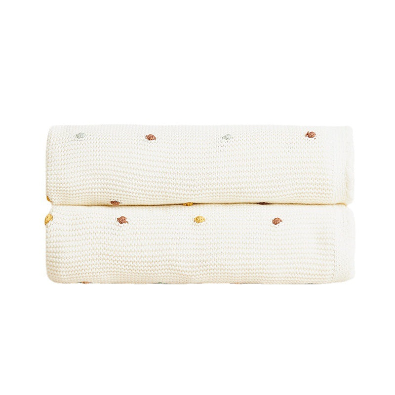 Nordic Minimalist Multi-Color Office Nap Blanket - - blanket