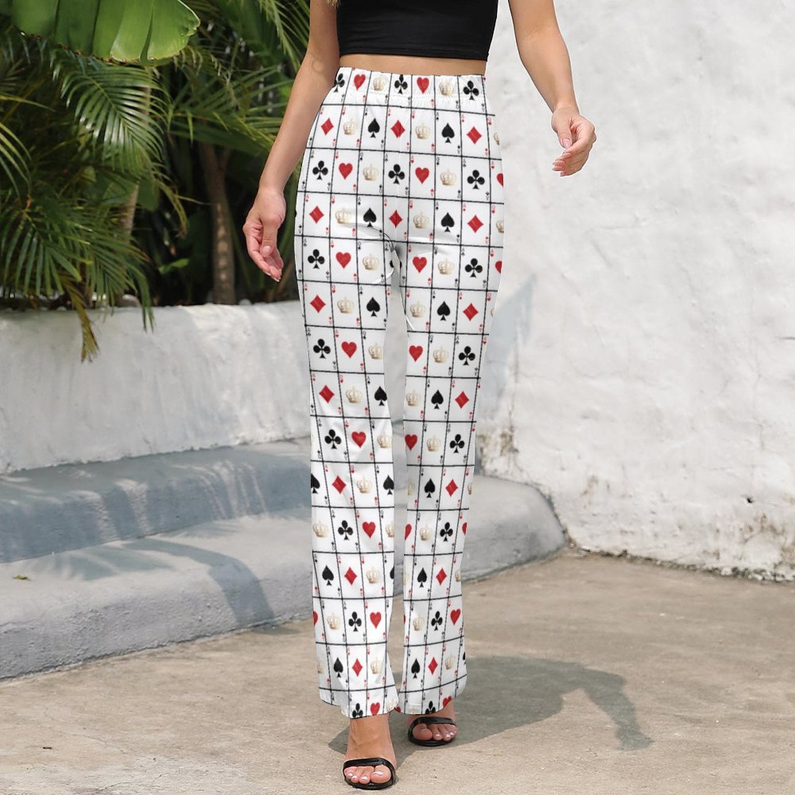 Baha Ranch Vegas Casino Flare Pants - - pants