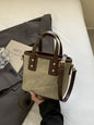 Top Handle Crossbody Bag - Brown One Size -