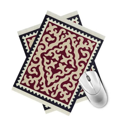 Woven Rug Design Carpet Mouse Pad Regular Size