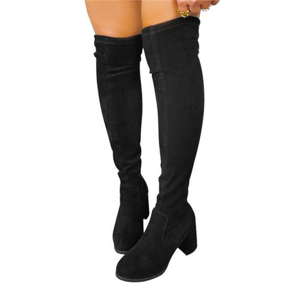 High Boots Winter Shoes - - heeled boots