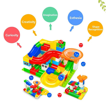 Duploed Blocks Funnel Slide Bricks Toys - Kia Day Design