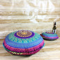 32 Inch Large Meditation Pouf Round Floor Cushion Memory Foam Circle