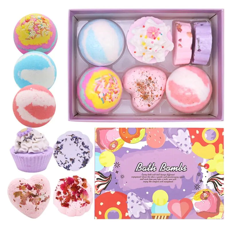 Bubble Spa Bath Bombs Set