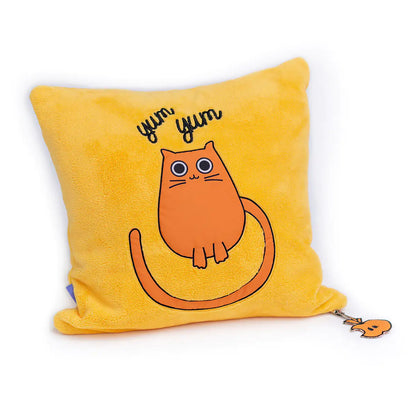 Milk and Moo Tombish Cat Baby Pillow - Kia Day Design