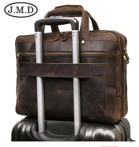 Genuine Leather Executive Briefcase 15.6" (One Piece)