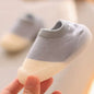 First Walker Kids Soft Rubber Sole Baby Shoe grey white 12-18 Months