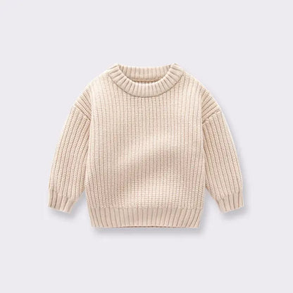 Knitted Sweater Baby Outerwear Khaki 2-3Yrs 100cm