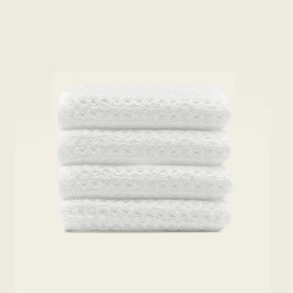 Sedona Australian Cotton Waffle Towels - White Washcloths (set of 4) - Home - Bath