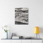 Springs at top of Jupiter Terrace Yellowstone Satin Canvas Stretched 24" x 30" (Vertical) 1.5"