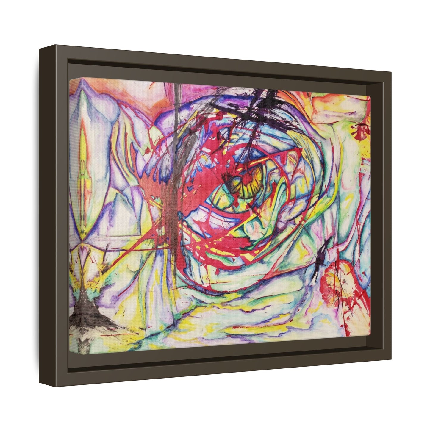 The Eye Framed Art Print - Kia Day Design
