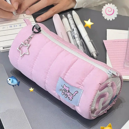 Large Capacity Soft Touch Pencil Case