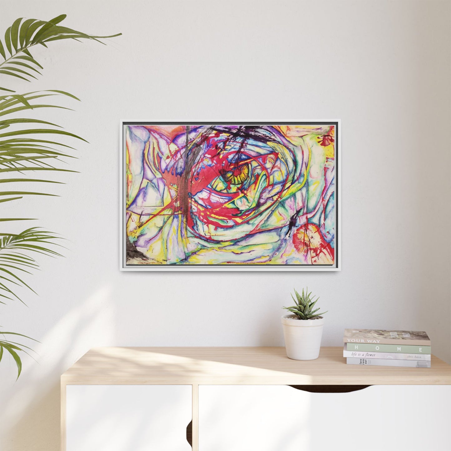 The Eye Framed Art Print - Kia Day Design