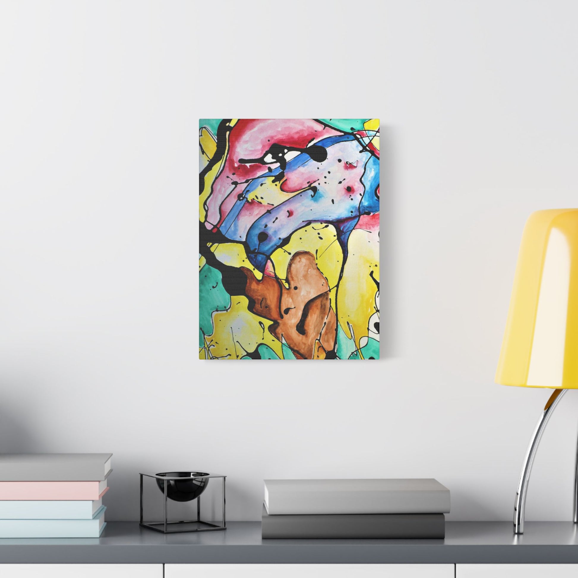 3rd Eye Sundae Satin Canvas Stretched - Kia Day Design
