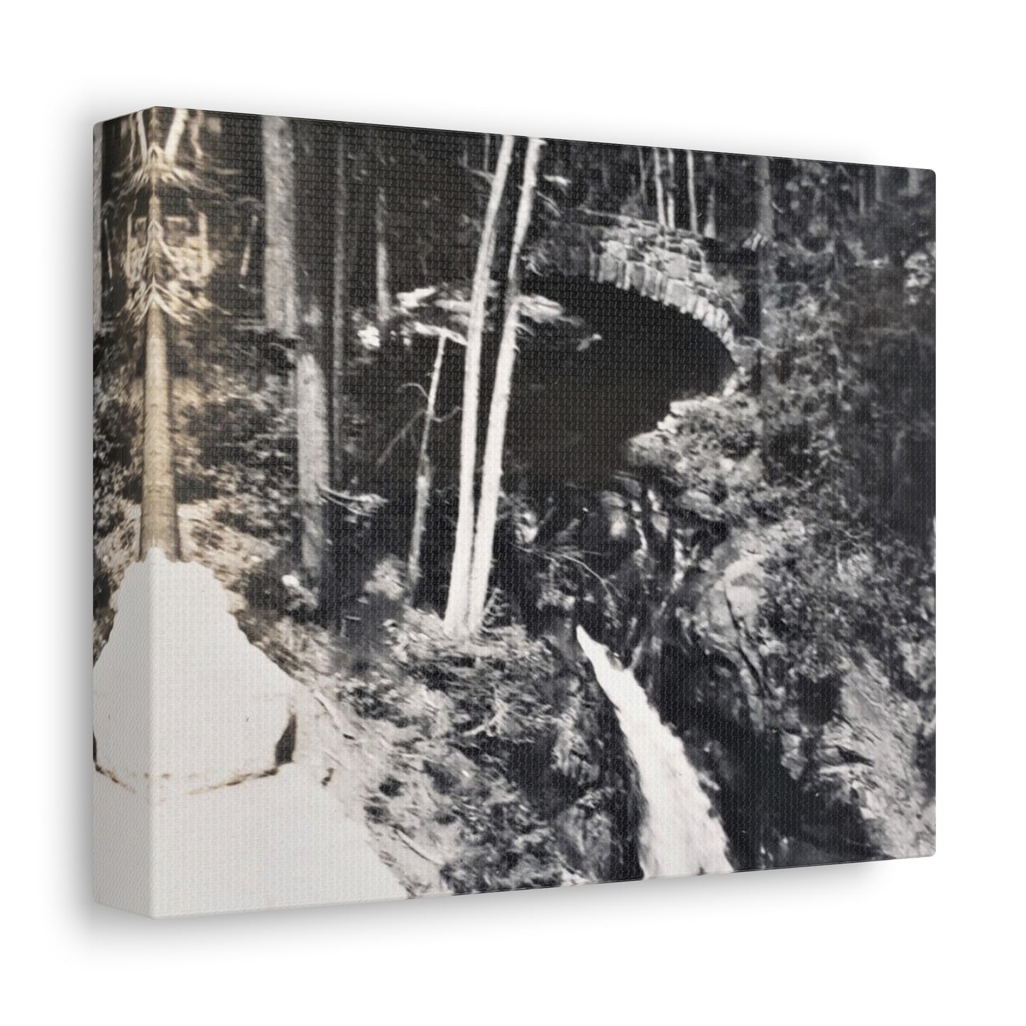 Narada Falls Yellowstone Stretched Canvas