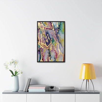 Purple Rain Gallery Canvas Wraps, Vertical Frame