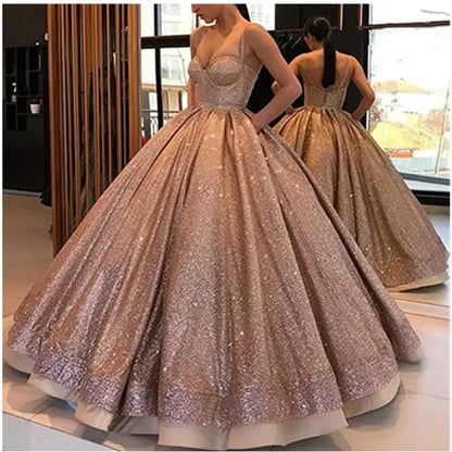 Backless Halter Dress with Shiny Pleated Skirt - Rose Gold XXL - dress