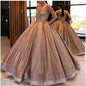 Backless Halter Dress with Shiny Pleated Skirt - Rose Gold XXL - dress