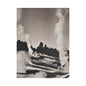 Norris Geyser Yellowstone Satin Canvas Stretched 12″ x 16″ (Vertical) 1.5"