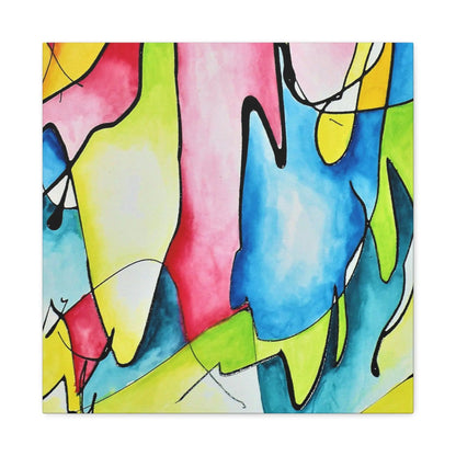 Blue Flame Canvas Gallery Wraps 20″ x 20″ 1.25"