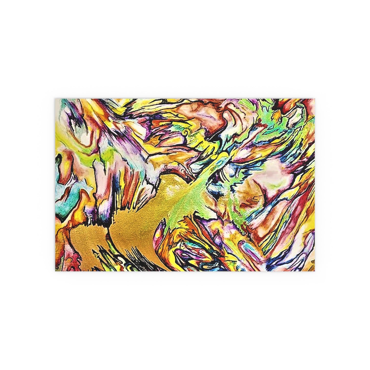 Phoenix Rising Silk Posters 18″ x 12″ (Horizontal) Semi Glossy