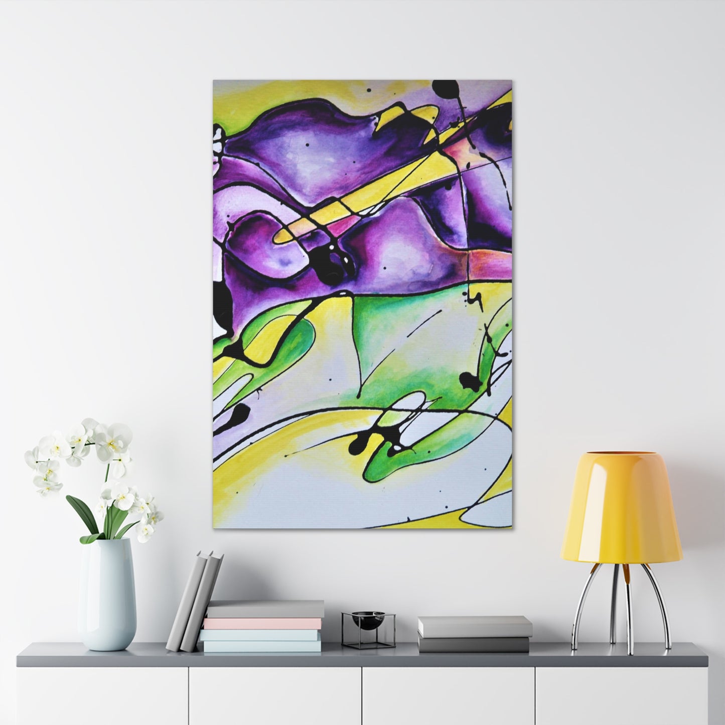 Purple Mountains Canvas Gallery Wraps