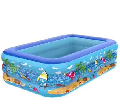 Inflatable Cartoon Pool – Durable PVC Frame Kia Day Design