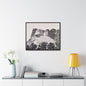 Black Hills Mount Rushmore Gallery Canvas Wraps Horizontal Frame 30″ x 24″ Walnut 1.25"