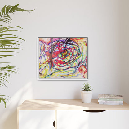 The Eye Framed Art Print - Kia Day Design