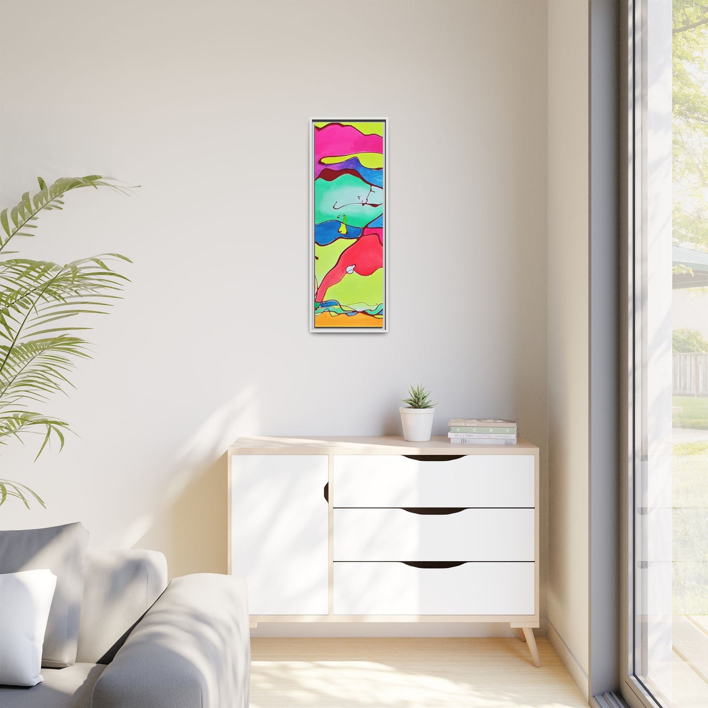 Kool Kid Matte Canvas Framed - Kia Day Design