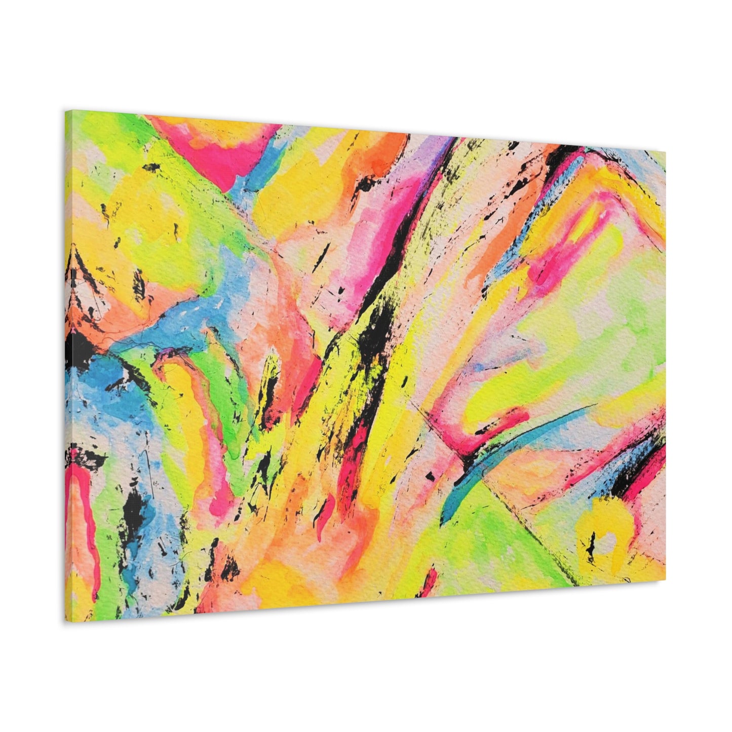 Neon Fire Canvas Gallery Wraps