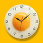Decorative Silent Fried Egg Shaped Wall Clock (1pc) Kia Day Design