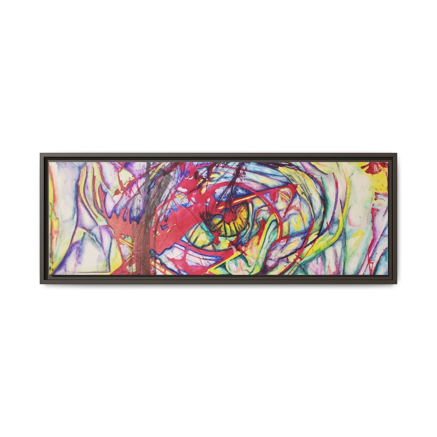 The Eye Framed Art Print - Kia Day Design