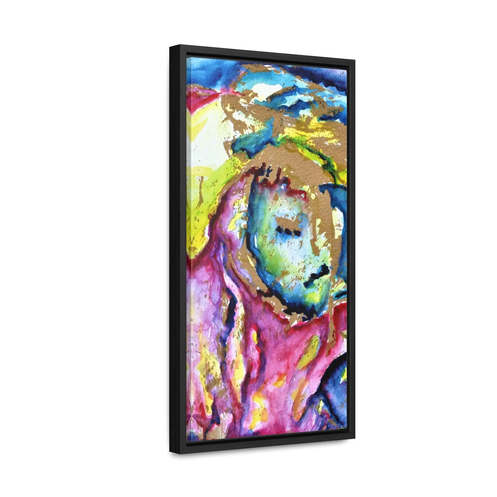 Mothers Face Gallery Canvas Wraps, Vertical Frame