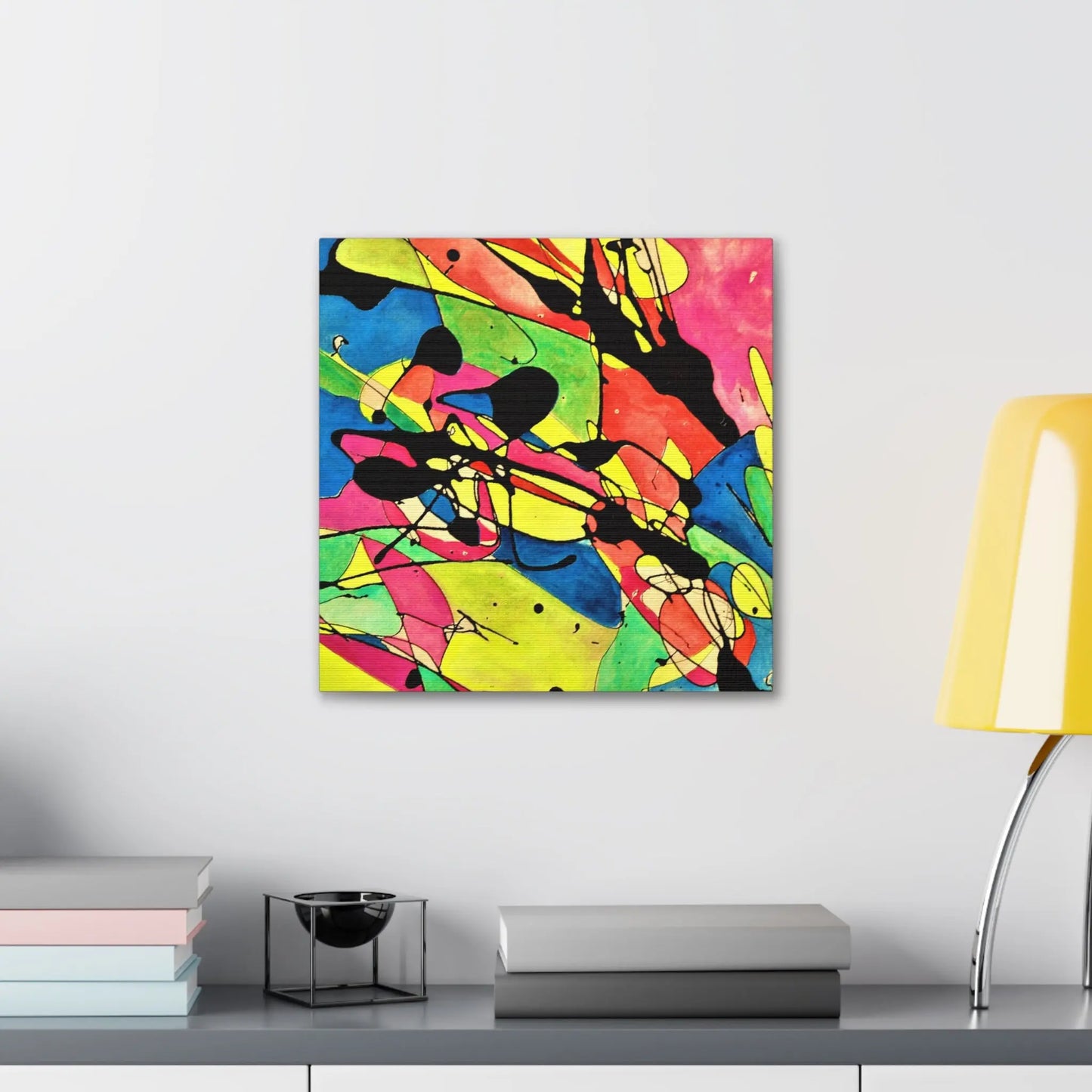 Exploding Earth Canvas Gallery Wraps 16″ x 16″ 1.25"
