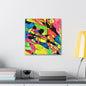 Exploding Earth Canvas Gallery Wraps 16″ x 16″ 1.25"
