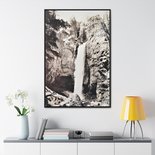 Tower Falls Yellowstone Gallery Canvas Wraps, Vertical Frame