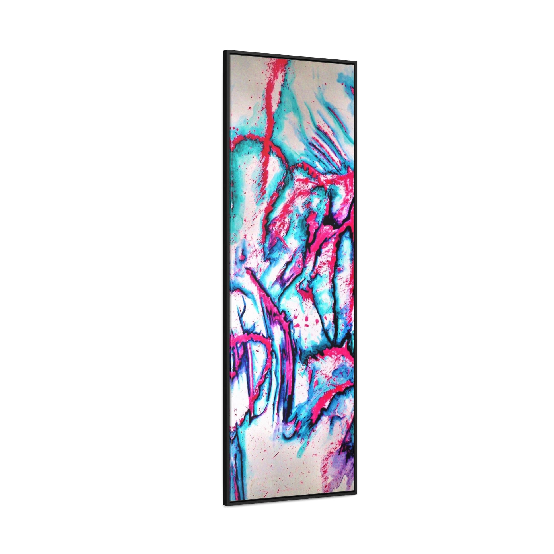 Pink Jellyfish Gallery Canvas Wraps, Vertical Frame