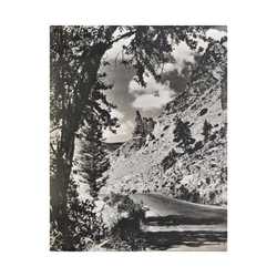 Eagles Nest Rock Yellowstone Satin Canvas Stretched