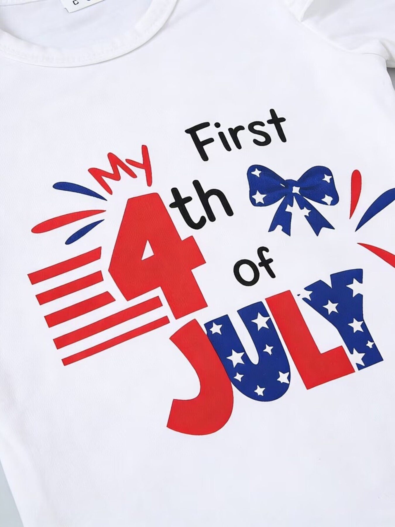 Children's My First 4th of July Bodysuit & Skort & Headband Set - -