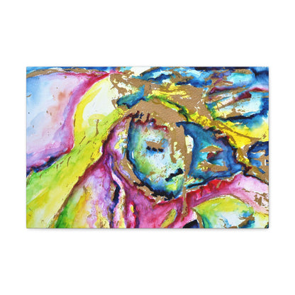 Mothers Face Canvas Gallery Wraps 24″ x 16″ 1.25"