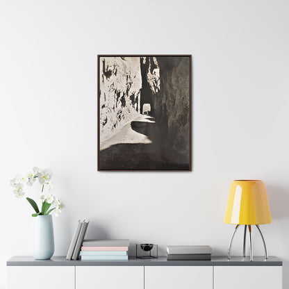 Tunnel at The Needles Gallery Canvas Wraps Vertical Frame 24″ x 30″ Premium Gallery Wraps (1.25″) Walnut