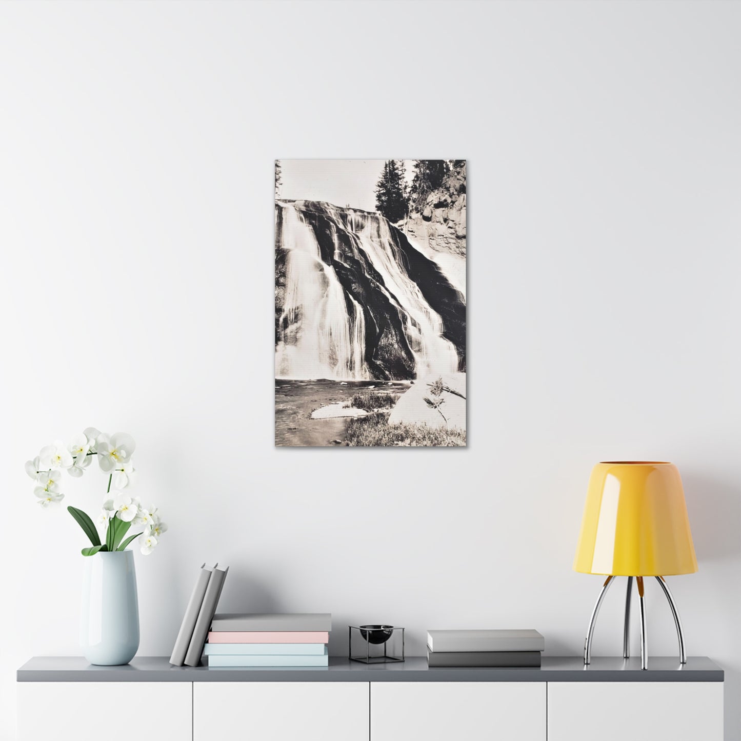 Gibbon Falls Yellowstone Canvas Gallery Wraps