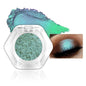 evpct Pale Green to Pink Chameleon Eyeshadow Palette Color Changing Loose High Pigment Shimmer Metallic Rainbow Eyeshadow Makeup Pallet Green Pink Holographic Multichrome Eyes Highlighter - 1Pcs 08# Pale Green to Pink 0.05 Ounce (Pack of 1) -