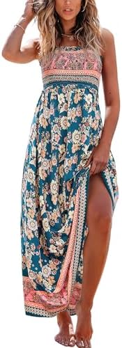 CUPSHE Ditsy Floral Smocked Sundress Ruffled Spaghetti Straps - - dress