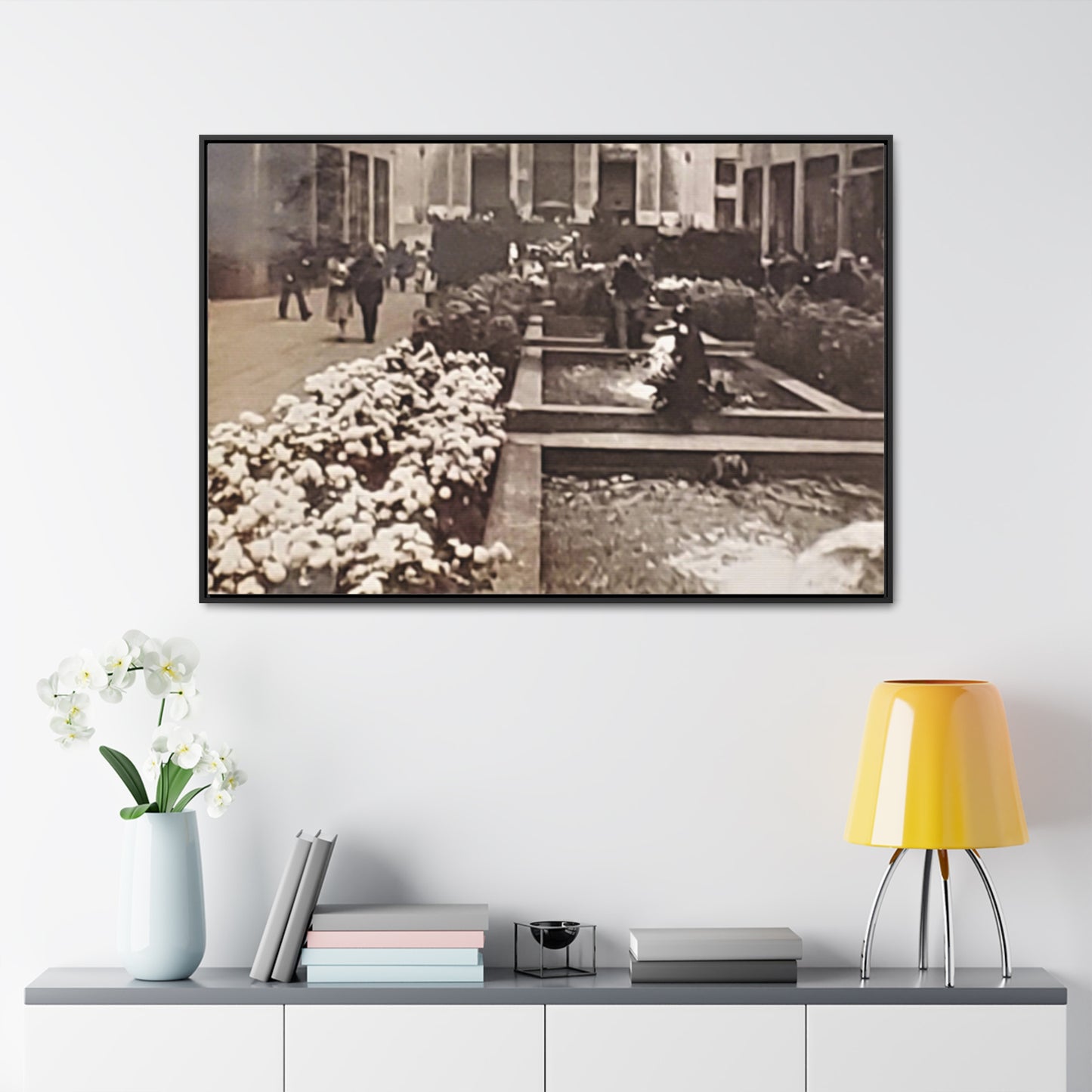 Rockefeller Plaza Gallery Canvas Wraps, Horizontal Frame